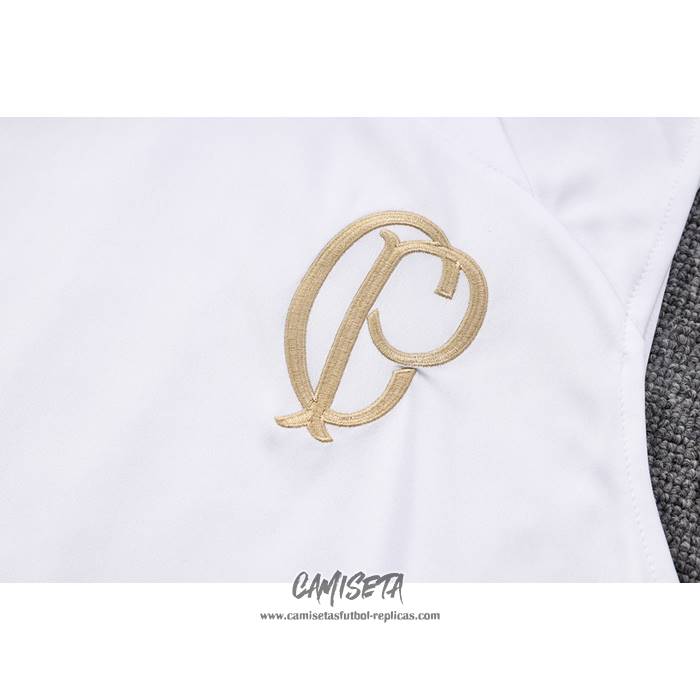 Camiseta de Entrenamiento Corinthians 2023-2024 Sin Mangas Blanco